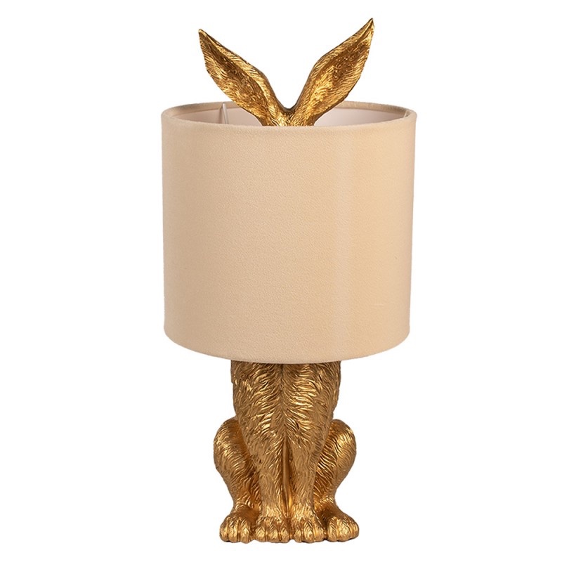 Lampada da tavolo coniglio D20 H43 oro Clayre & Eef