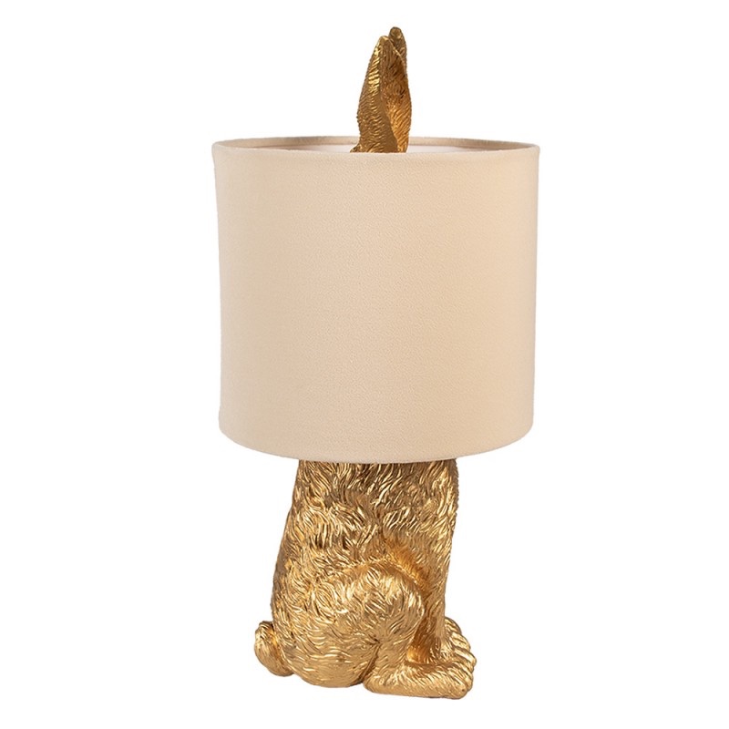 Lampada da tavolo coniglio D20 H43 oro Clayre & Eef - immagine 4