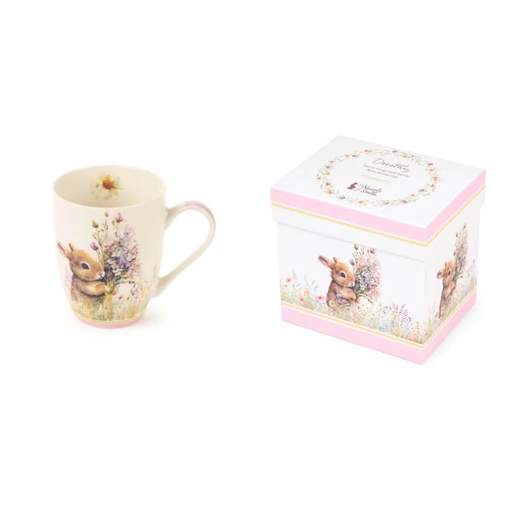 Tazza in porcellana con coniglio " Dorothy Collection " Nuvole di Stoffa - immagine 2