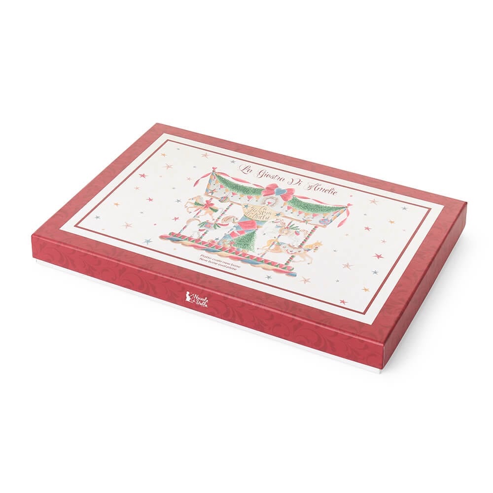 Piatto portata 35x23,5 " La Giostra di Amelie " Nuvole di Stoffa - immagine 2